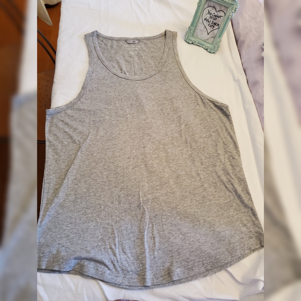 American Eagle Gray Tank Top
